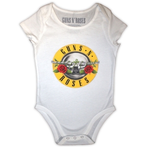 Guns N Roses - Classic Logo Toddler Wht Babygrow i gruppen MERCHANDISE / Merch / Metal hos Bengans Skivbutik AB (5548701r)