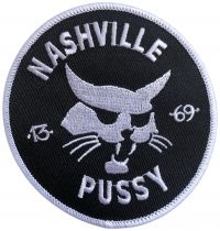 Nashville Pussy - Patch Pussycat (9 Cm) i gruppen MERCHANDISE / Tøypatch / Heavy Metal hos Bengans Skivbutik AB (5549660)