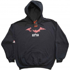Dc Comics - Batman Logo Sketch Uni Bl Hoodie i gruppen Annet / hos Bengans Skivbutik AB (5552059r)