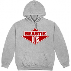 Beastie Boys - Diamond Logo Uni Grey Hoodie i gruppen Annet /  hos Bengans Skivbutik AB (5552064r)