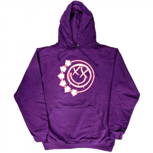 Blink-182 - Six Arrow Smile Uni Pink Hoodie i gruppen Annet /  hos Bengans Skivbutik AB (5552082r)