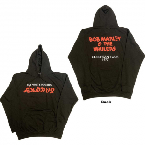 Bob Marley - Exodus Wailers Eur Tour  77 Bl Hoodie i gruppen Annet /  hos Bengans Skivbutik AB (5552096r)