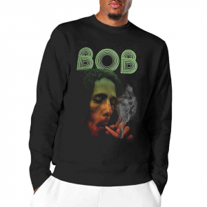 Bob Marley - Smoke Gradient Uni Bl Dip-Dye Long Sleev i gruppen Annet /  hos Bengans Skivbutik AB (5552098r)