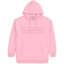 Blackpink - Logo Uni Lht Pink Hoodie i gruppen MERCHANDISE / Hoodies / K-Pop hos Bengans Skivbutik AB (5552123r)