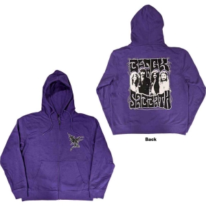 Black Sabbath - Henry Pocket Logo Purp Zip Hoodie i gruppen Annet /  hos Bengans Skivbutik AB (5552143r)