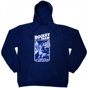 Elton John - Rocketman - Feather Suit Blue Hoodie i gruppen Annet / hos Bengans Skivbutik AB (5552171r)