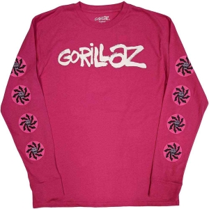 Gorillaz - Repeat Pazuzu Spiral Pink L/S  (L) i gruppen Annet /  hos Bengans Skivbutik AB (5552233)