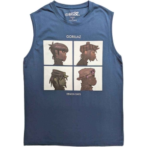 Gorillaz - Demon Days Uni Denim Tank Shirt  i gruppen Annet /  hos Bengans Skivbutik AB (5552292r)
