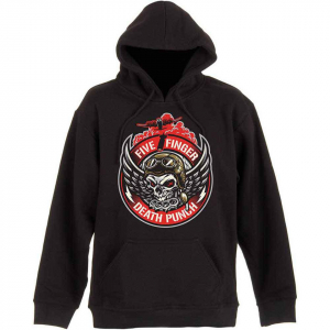 Five Finger Death Punch - Bomber Patch Uni Bl Hoodie  i gruppen Annet /  hos Bengans Skivbutik AB (5552547r)