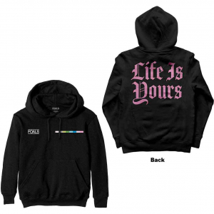 Foals - Life Is Yours Text Uni Bl Hoodie  i gruppen Annet /  hos Bengans Skivbutik AB (5552554r)