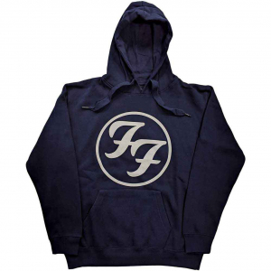 Foo Fighters - Ff Logo Uni Navy Hoodie  i gruppen Annet /  hos Bengans Skivbutik AB (5552557r)