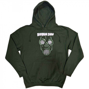 Green Day - Green Mask Uni Green Hoodie  i gruppen Annet /  hos Bengans Skivbutik AB (5552561r)