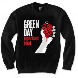 Green Day - American Idiot Uni Bl Sweatshirt  i gruppen Annet /  hos Bengans Skivbutik AB (5552566r)