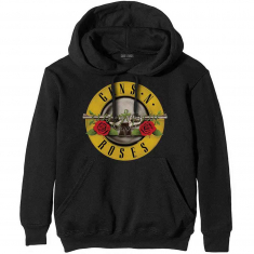 Guns N Roses - Classic Logo Uni Bl Hoodie i gruppen Annet / hos Bengans Skivbutik AB (5552573r)