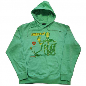 Nirvana - Incesticide Uni Green Hoodie i gruppen Annet /  hos Bengans Skivbutik AB (5553901r)