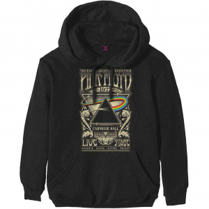 Pink Floyd - Carnegie Hall Poster Bl Hoodie i gruppen Annet /  hos Bengans Skivbutik AB (5553933r)