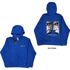 Pink Floyd - Metal Heads Close-Up Blue Zip Hoodie i gruppen Annet /  hos Bengans Skivbutik AB (5553937r)