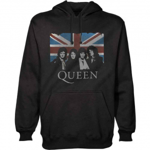 Queen - Queen Vtge Union Jack Uni Bl Hoodie i gruppen Annet /  hos Bengans Skivbutik AB (5553959r)