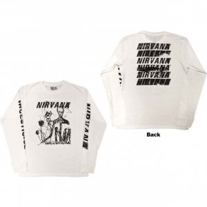 Nirvana - Incesticide Uni Wht Longsleeve i gruppen Annet /  hos Bengans Skivbutik AB (5554095r)