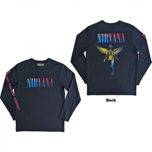 Nirvana - Angelic Gradient Navy Longsleeve i gruppen Annet /  hos Bengans Skivbutik AB (5554096r)