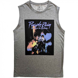 Prince - Purple Rain Grey Tank Top i gruppen Annet /  hos Bengans Skivbutik AB (5554109r)