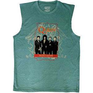 Queen - Face It Alone Green Tank Top i gruppen Annet /  hos Bengans Skivbutik AB (5554115r)