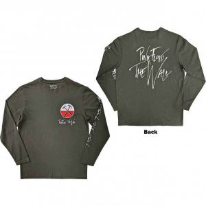 Pink Floyd - Wall Hammers Logo Green Longsleeve i gruppen Annet / hos Bengans Skivbutik AB (5554117r)