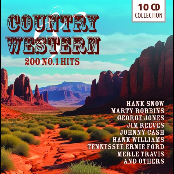Various Artists - Country & Western - 200 No. 1 Hits i gruppen CD / Toppselgere hos Bengans Skivbutik AB (5554206)