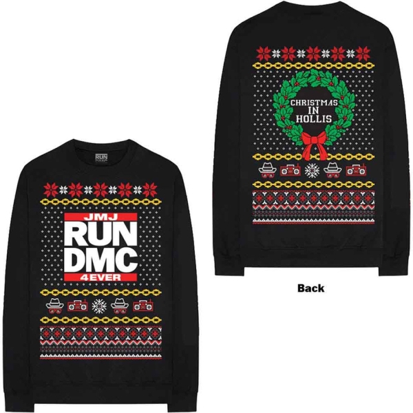 Run Dmc - Holiday Uni Bl Sweatshirt i gruppen MERCHANDISE / Sweatshirt / hos Bengans Skivbutik AB (5554666r)