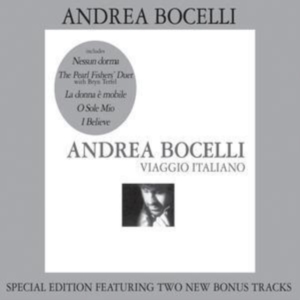 Andrea Bocelli  - Viaggio Italiano i gruppen -Start CD hos Bengans Skivbutik AB (5556105)