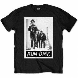 Run Dmc - Paris Photo Uni Bl T-Shirt  (M) i gruppen MERCHANDISE / T-shirt / Hip Hop-Rap hos Bengans Skivbutik AB (5556651)