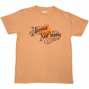 Neil Young - Harvest Uni Old Gold T-Shirt i gruppen Annet / hos Bengans Skivbutik AB (5556659r)