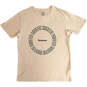 Paramore - Root Circle Uni Sand T-Shirt i gruppen Annet /  hos Bengans Skivbutik AB (5556661r)