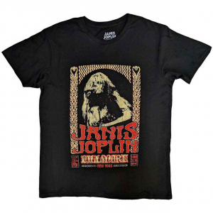 Janis Joplin - Vintage Poster Uni Bl T-Shirt  (M) i gruppen Annet /  hos Bengans Skivbutik AB (5556703)