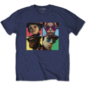 Gorillaz - Humanz Uni Navy T-Shirt i gruppen Annet /  hos Bengans Skivbutik AB (5556709r)