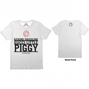 Radiohead - Gucci Piggy Uni Wht T-Shirt i gruppen Annet / hos Bengans Skivbutik AB (5556714r)