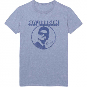 Roy Orbison - Photo Circle Uni Blue T-Shirt i gruppen Annet /  hos Bengans Skivbutik AB (5556715r)
