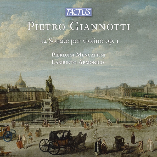 Pierluigi Mencattini Labirinto Arm - Giannotti: 12 Sonate Per Violino So i gruppen CD / Klassisk hos Bengans Skivbutik AB (5557067)