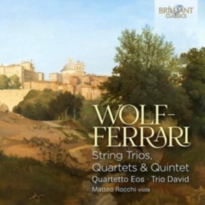Quartetto Eos Trio David - Wolf-Ferrari: String Trios, Quartet i gruppen CD hos Bengans Skivbutik AB (5557089)
