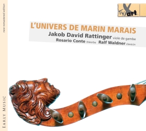 Jakob David Rattinger - The Universe Of Marin Marais i gruppen CD / Klassisk hos Bengans Skivbutik AB (5557825)