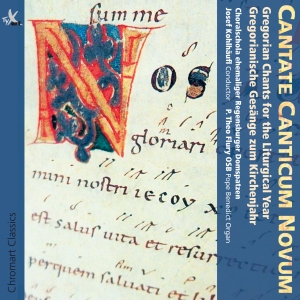 Choralschola Regensburger Domspatze - Cantate Canticum Novum - Gregoriani i gruppen CD / Klassisk hos Bengans Skivbutik AB (5557830)
