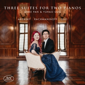 Anton Arensky Sergei Rachmaninoff - Three Suites For Two Pianos - Works i gruppen CD / Klassisk hos Bengans Skivbutik AB (5558376)
