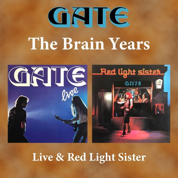 Gate - The Brain Years ? Live + Red Light i gruppen CD / Pop-Rock hos Bengans Skivbutik AB (5558962)