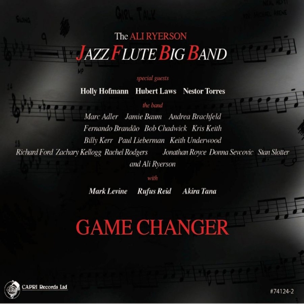 The Ali Ryerson Jazz Flute Big Band - Game Changer i gruppen CD / Toppselgere hos Bengans Skivbutik AB (5559078)