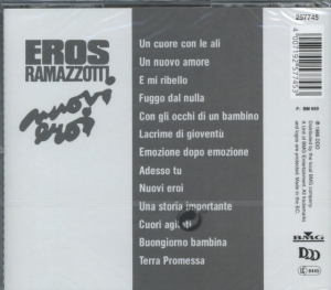 Eros Ramazzotti - Nuovi Eroi i gruppen CD hos Bengans Skivbutik AB (555916)