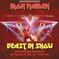 Iron Maiden - Beast In Show (Red/Orange Splatter) i gruppen VI TIPSER / Fredagsutgivelser / Fredag 6 december 2024 hos Bengans Skivbutik AB (5561461)