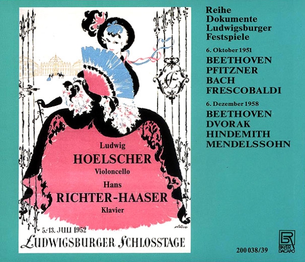 Beethoven/Pfitzner/Bach J..S./Fres - Ludwig Hoelscher Edition Vol. 8 i gruppen CD / Toppselgere hos Bengans Skivbutik AB (5562167)