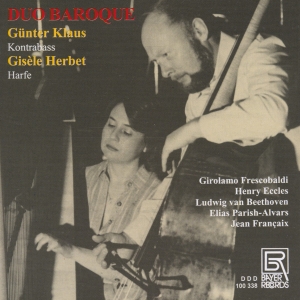 Frescobaldi/Eccles/Beethoven/Parish - Works For Double Bass & Harp i gruppen CD / Klassisk hos Bengans Skivbutik AB (5562279)
