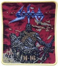 Sodom - Patch M-16 Yellow Border (12,4 X  1 i gruppen MERCHANDISE / Tøypatch / Heavy Metal hos Bengans Skivbutik AB (5562698)