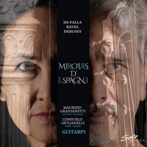 Guitarp Duo - Debussy, Falla & Ravel: Miroirs DâE i gruppen CD hos Bengans Skivbutik AB (5562945)